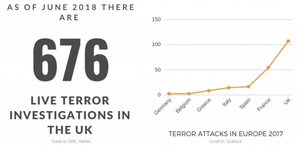 Terror attacks and criminal activity